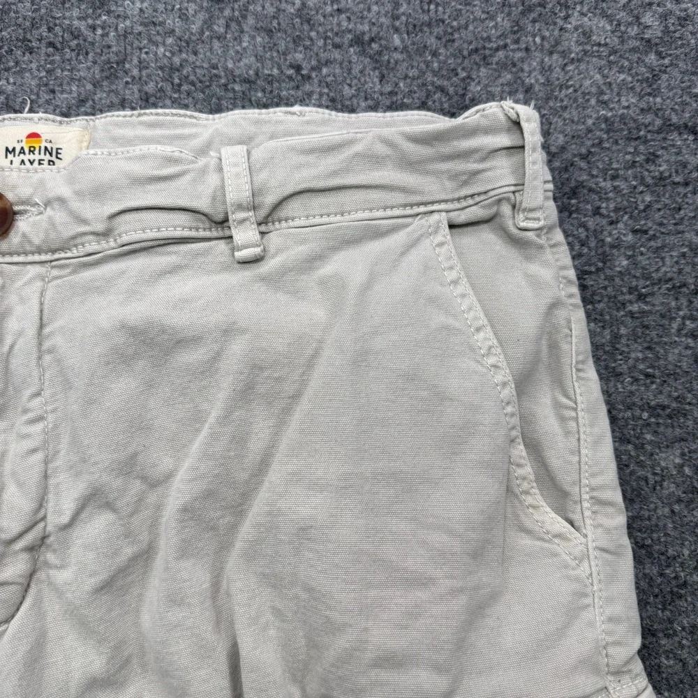 Marine Layer Cargo Shorts Mens 36 Khaki 7